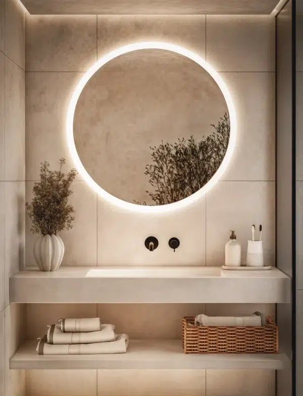 Lustro Okragle Led Lazienkowe 600x784