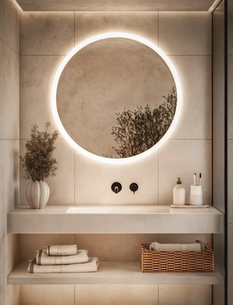 Lustro Okragle Led Lazienkowe 784x1024