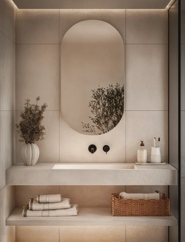 Lustro Owalne Szlifowane Bez Ramy 600x784