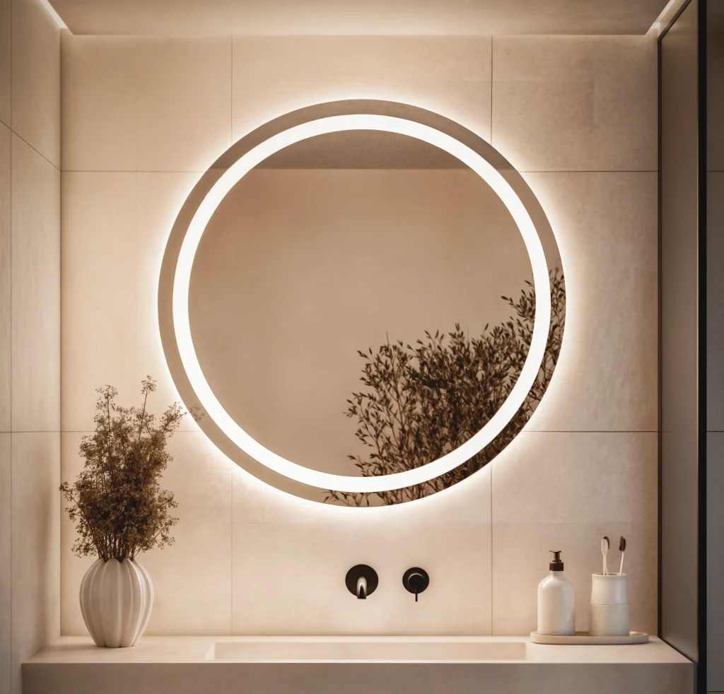 Lustro Lazienkowe Okragle Led 2 1024x982