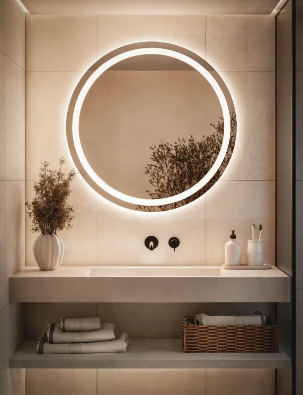 Lustro Okragle Led Bez Ramy 600x784