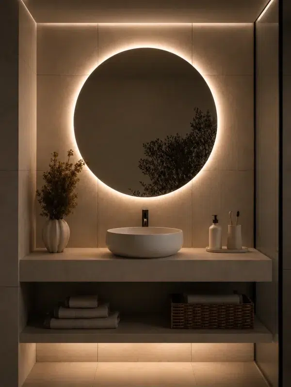 Lustro Okragle Led Bez Ramy Model01 600x799