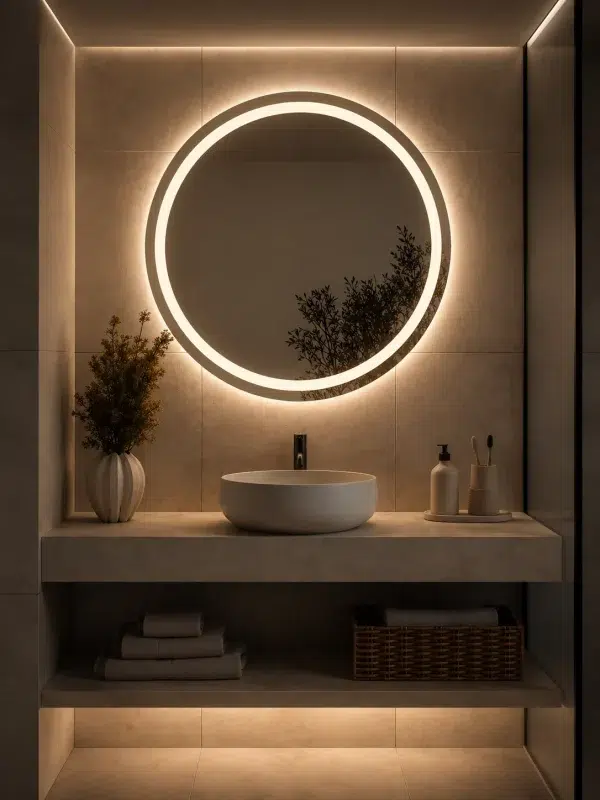 Lustro Okragle Led Bez Ramy Model03 600x800