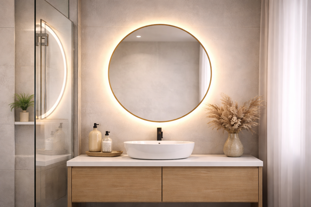 Jak Oswietlenie Wokol Lustra Wplywa Na Wyglad Pomieszczenia 4 BLOG MagiaLustra.pl  1024x683