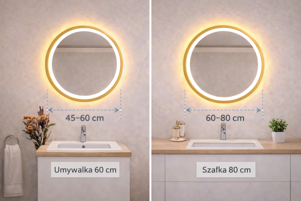 Lustra Do Malej Lazienki — Jak Dobrac Rozmiar I Ksztalt 1 BLOG MagiaLustra.pl  1024x683