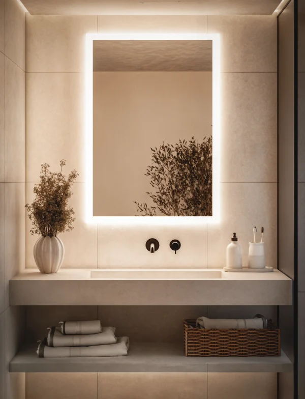 Lustro Lazienkowe Prostokatne Led Model02 600x784