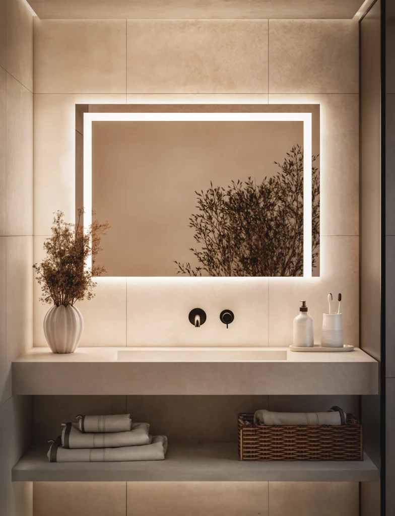 Lustro Lazienkowe Prostokatne Led Model05 784x1024