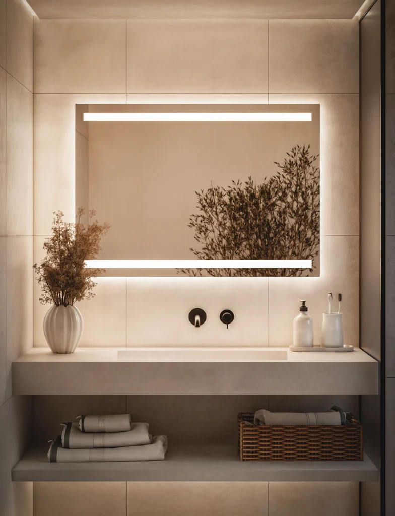 Lustro Lazienkowe Prostokatne Led Model06 784x1024