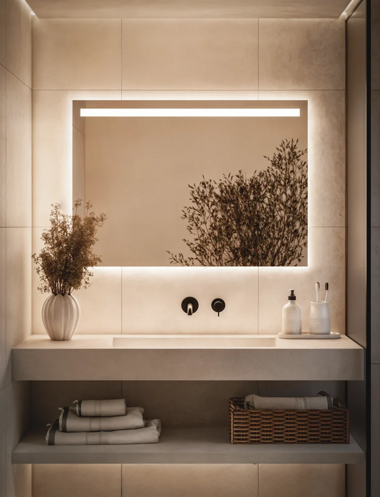 Lustro Lazienkowe Prostokatne Led Model08 784x1024