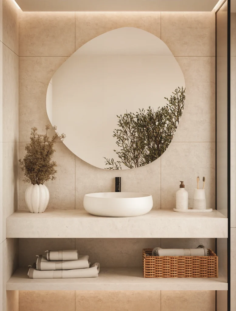 Lustro Organiczne Do Salonu 777x1024