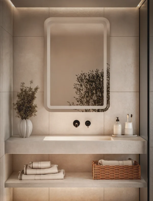 Lustro Prostokatne Zaokraglone Rogi Model03 600x784