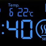 Włącznik dotykowy z wyświetlaczem LCD - zegar, data, temperatura