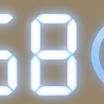 Włącznik dotykowy z zegarem i temperatura.