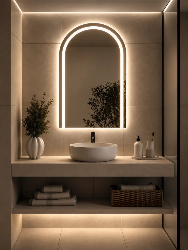 Lustro Polowalne Podswietlane Led Model05 600x798